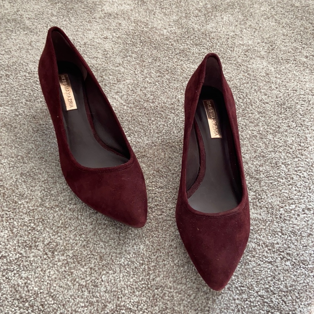 BCBG MAXAZRIA suede shoes